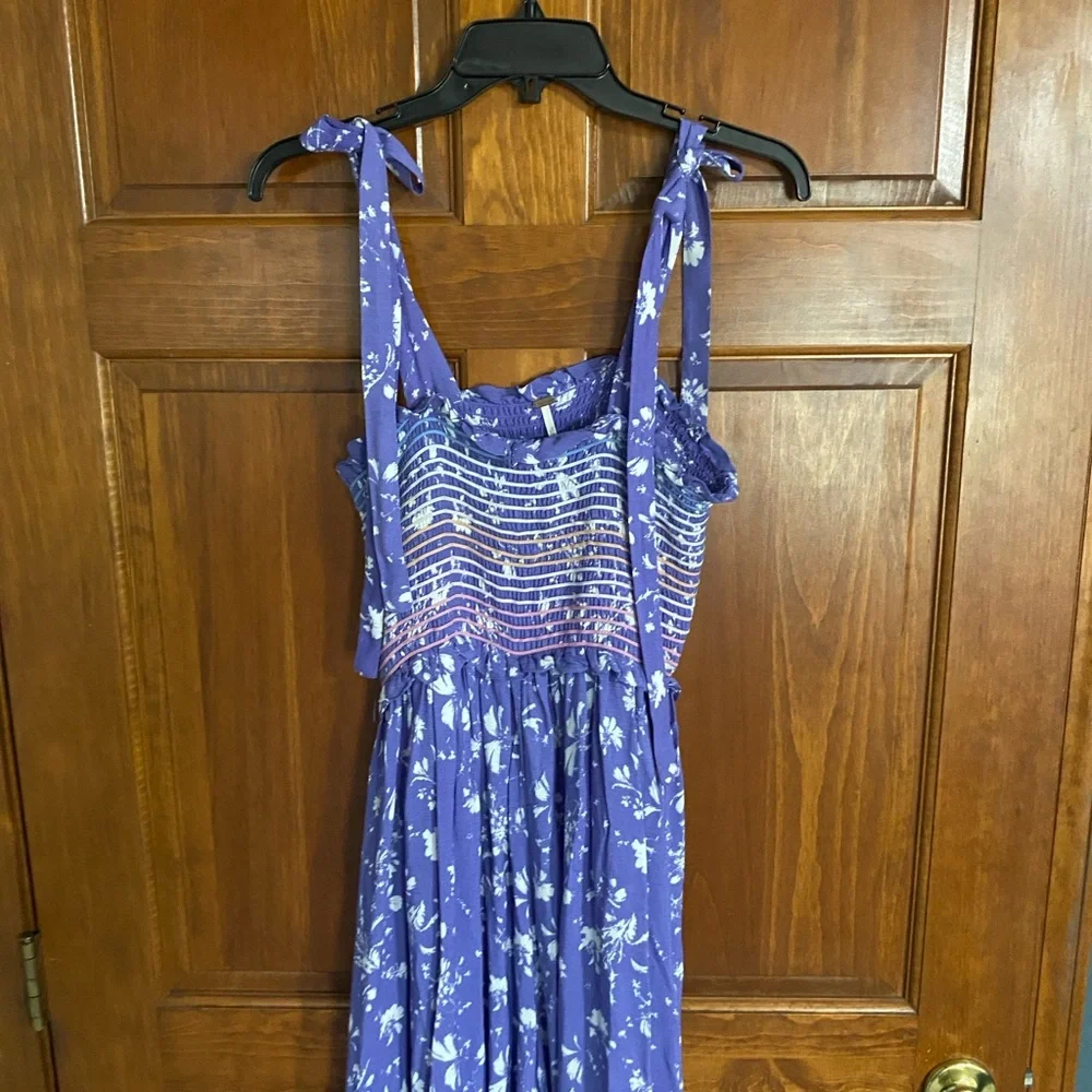 Free People Purple Floral Jumpsuit - Picture 7 of 9